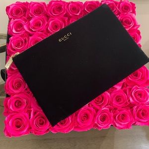 Gucci cosmetic bag. Velvet